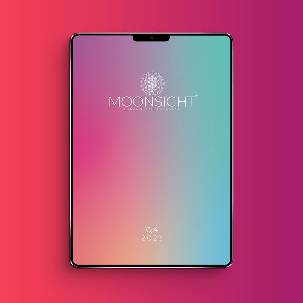 Q4 2023 Moonsight Planner - 90-Day Moon Phase DIGITAL Daily Planner September - Dec 2023 Good Notes PDF