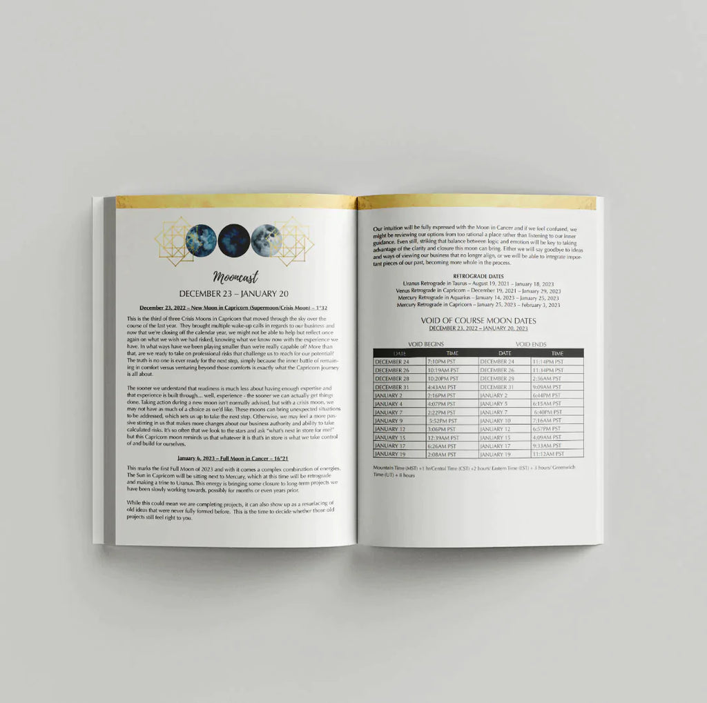 Q3 2023  - 90-Day Moon Phase Daily Planner June - Sept 2023 (Softcover)